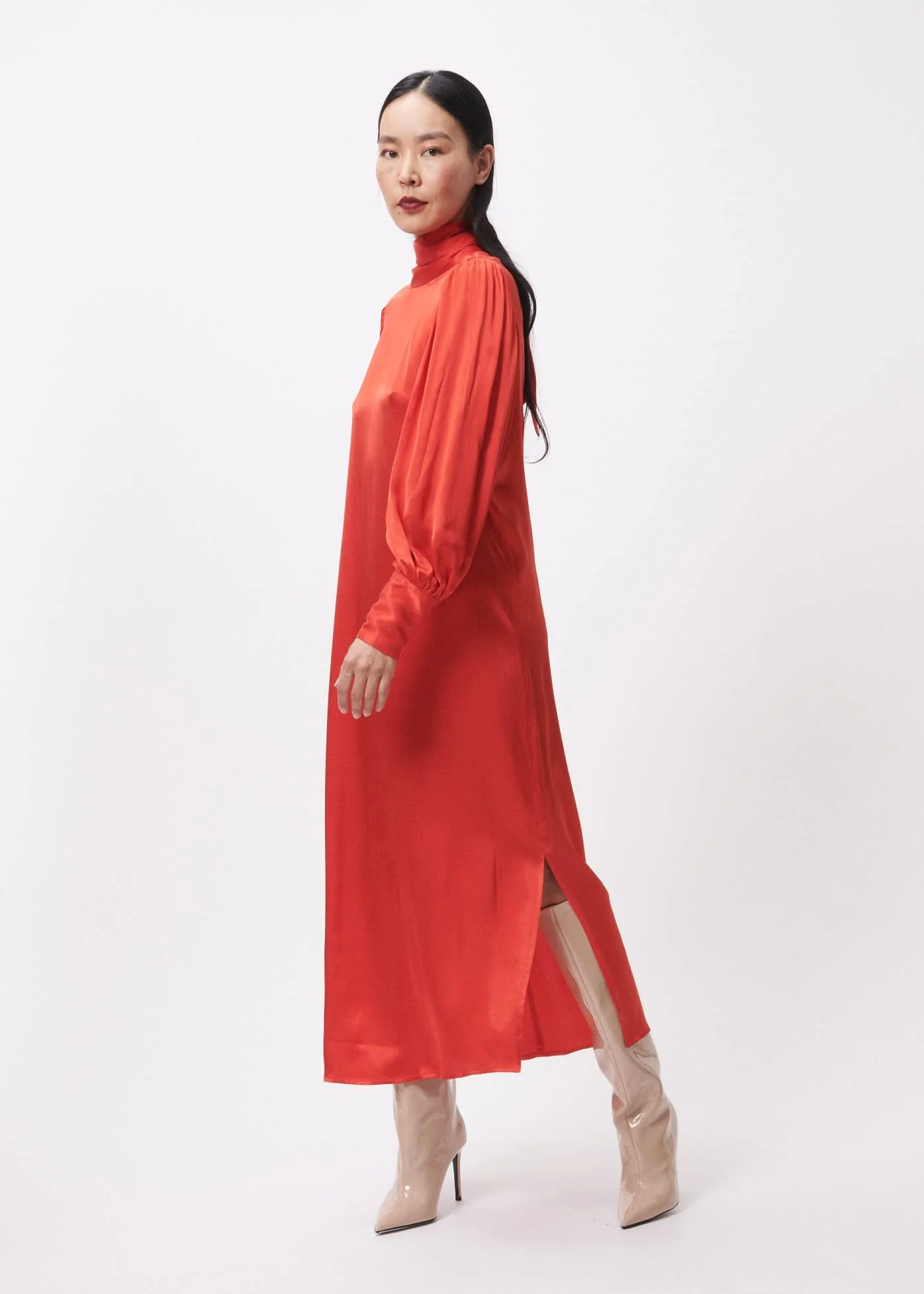 NOOR DRESS (RED) - Image 4
