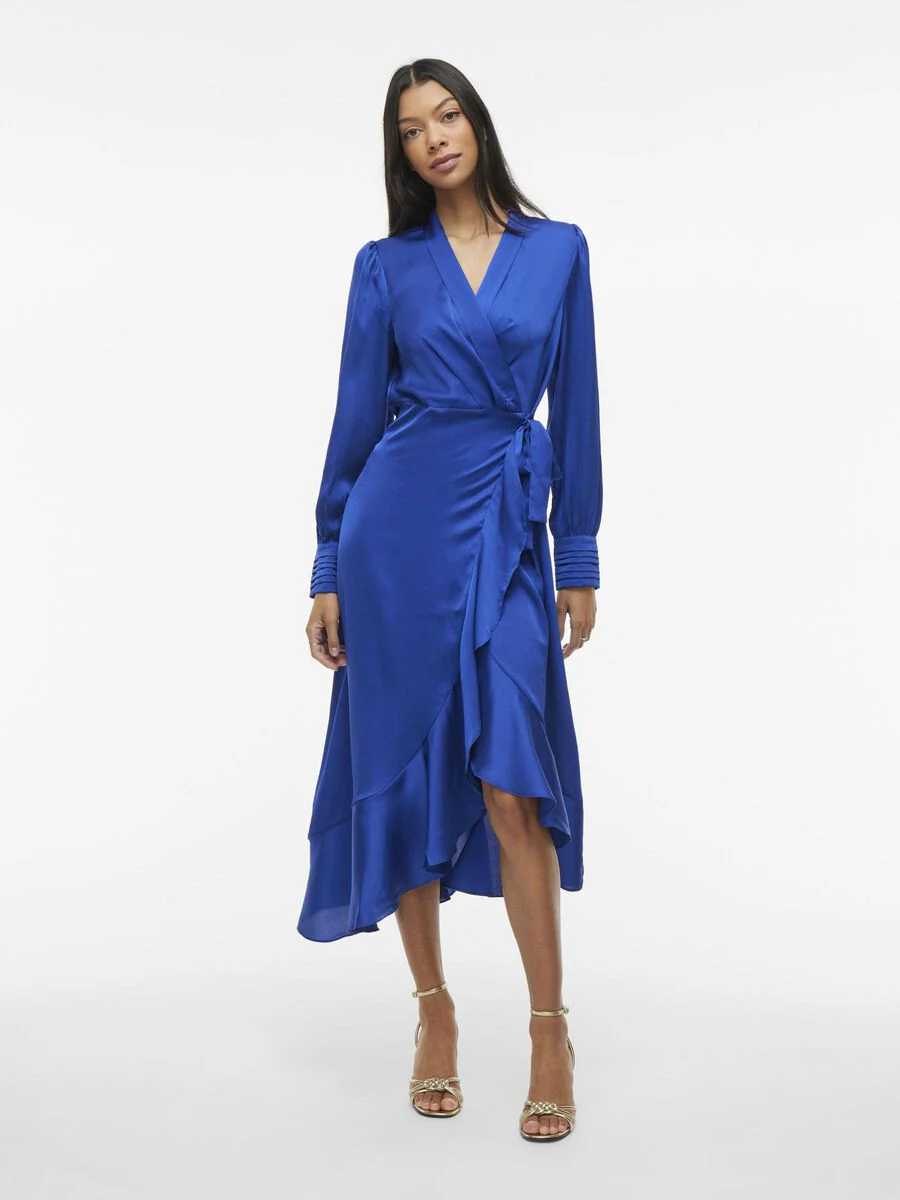 Nyla Wrap Dress (Mazarine blue) - Image 2