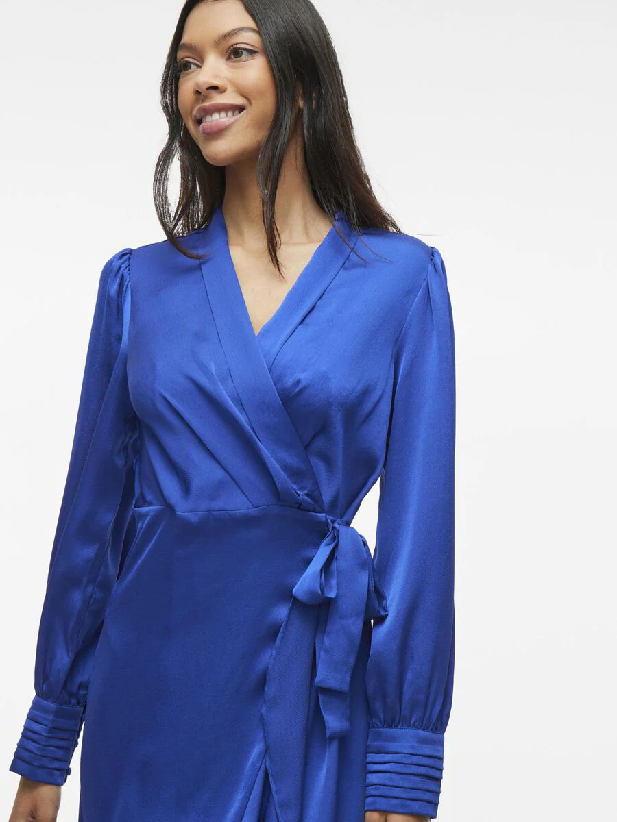 Nyla Wrap Dress (Mazarine blue) - Image 3