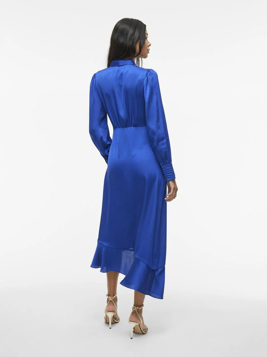 Nyla Wrap Dress (Mazarine blue) - Image 4