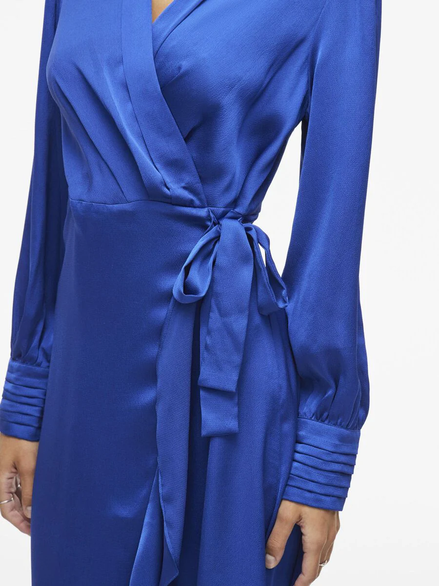Nyla Wrap Dress (Mazarine blue) - Image 5