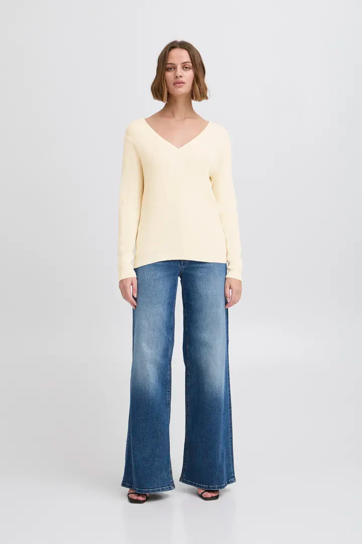 Olivia Rib Jumper (Birch) - Image 3
