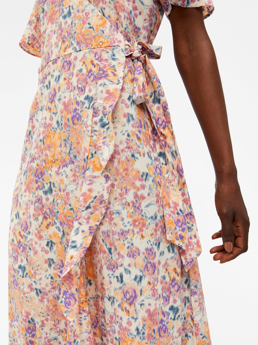 Papaya Wrap Dress (Multi) - Image 4