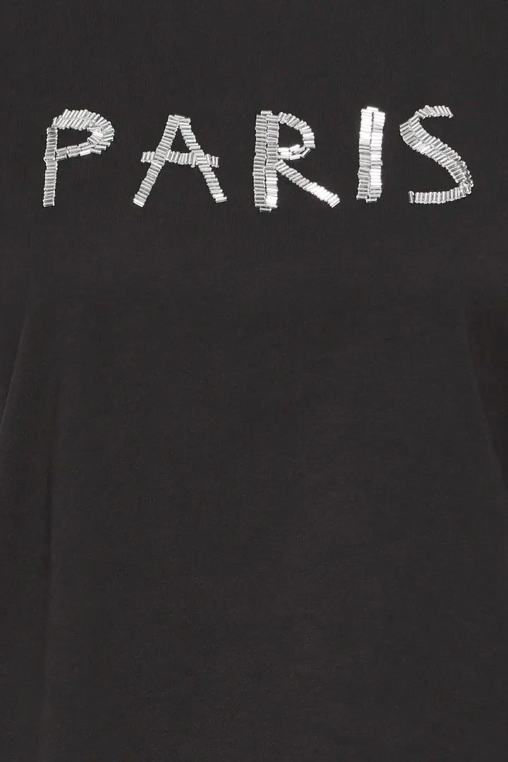 Paris T-Shirt (Black) - Image 3