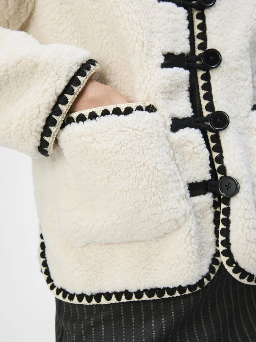 Pauline Teddy Jacket (White Sand) - Image 3
