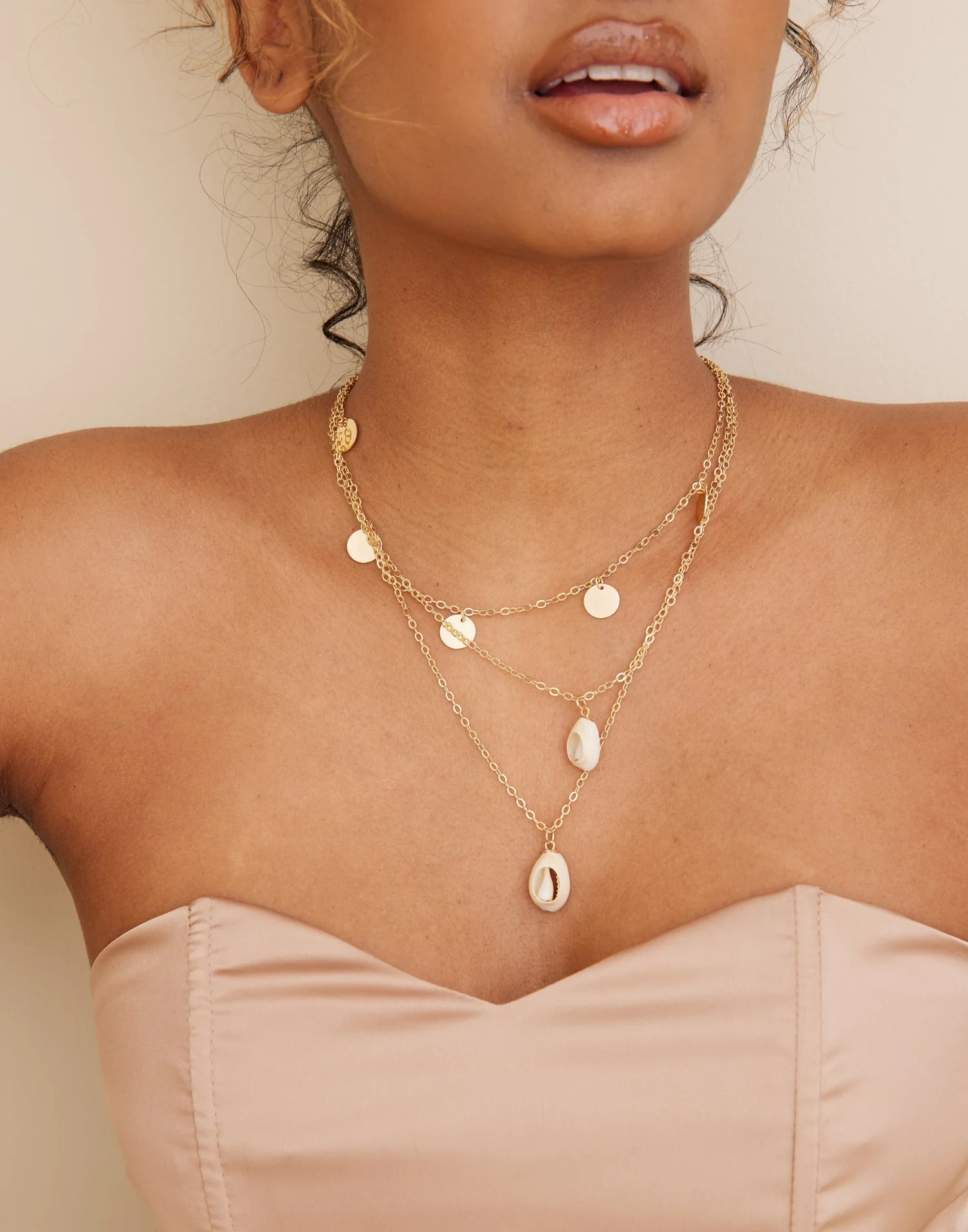 Pcvigola Combi Necklace (Gold) - Image 2