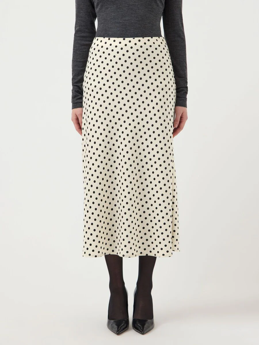 Pella Midi Skirt (Birch/Black Dot) - Image 3