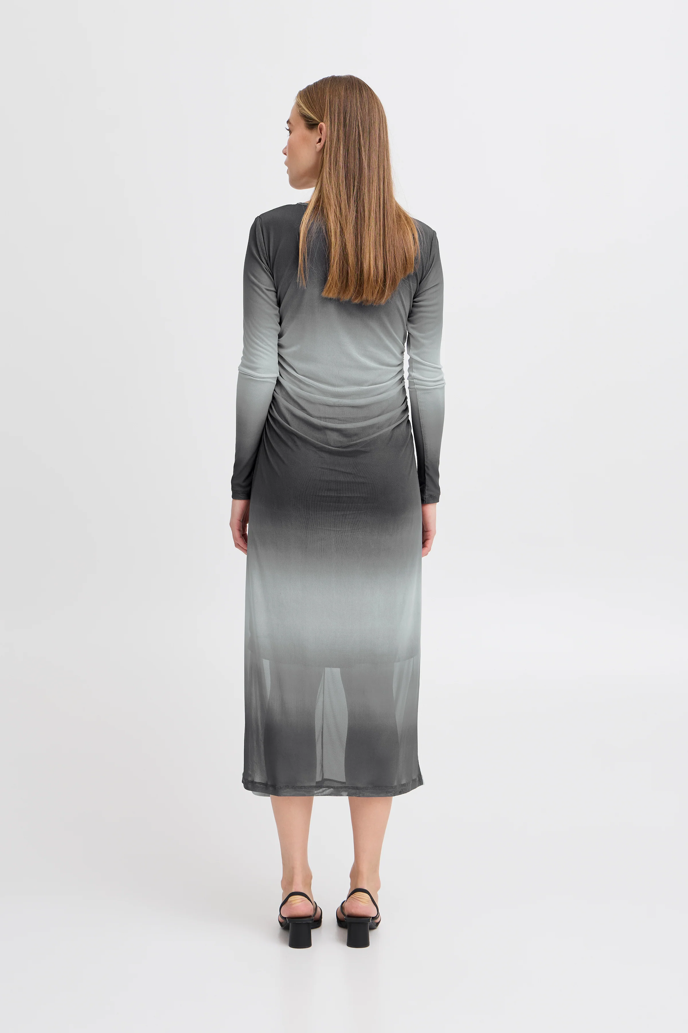 Penelope Midi Dress (Black Fading) - Image 4
