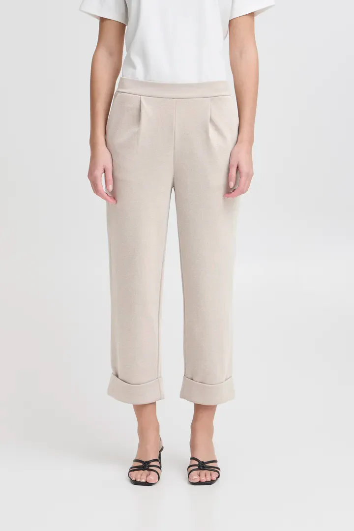Penny Cropped Pants (Simply Taupe) - Image 2