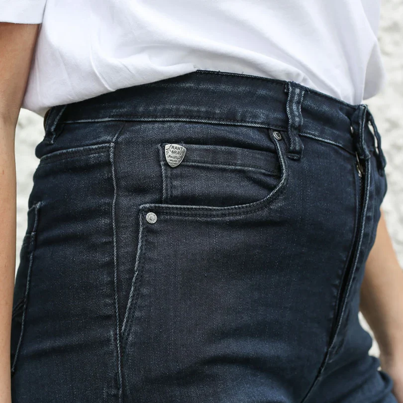Percy Wide Leg Jeans Regular Leg (Deep Indigo) - Image 3