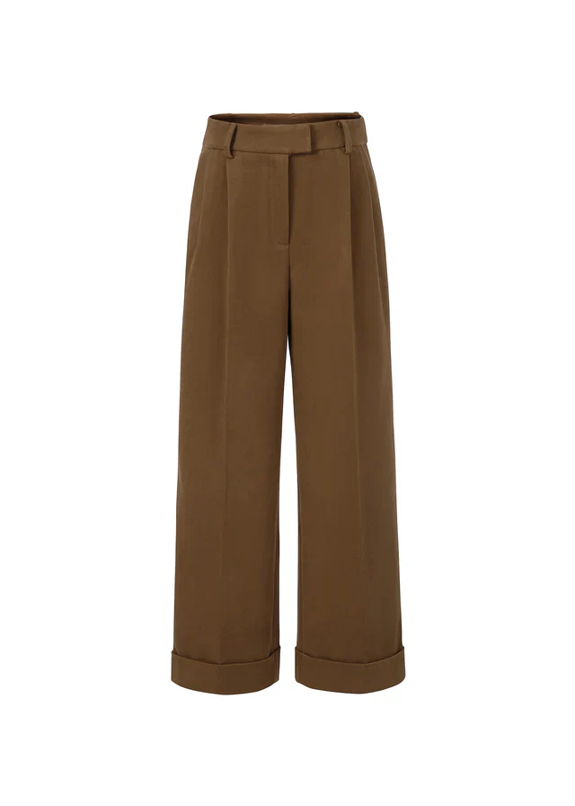 Phantom Wide Leg Pants (Ocher) - Image 3