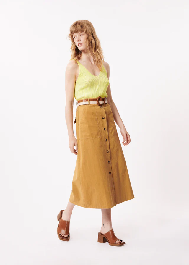 Pinar Skirt (Mustard) - Image 2