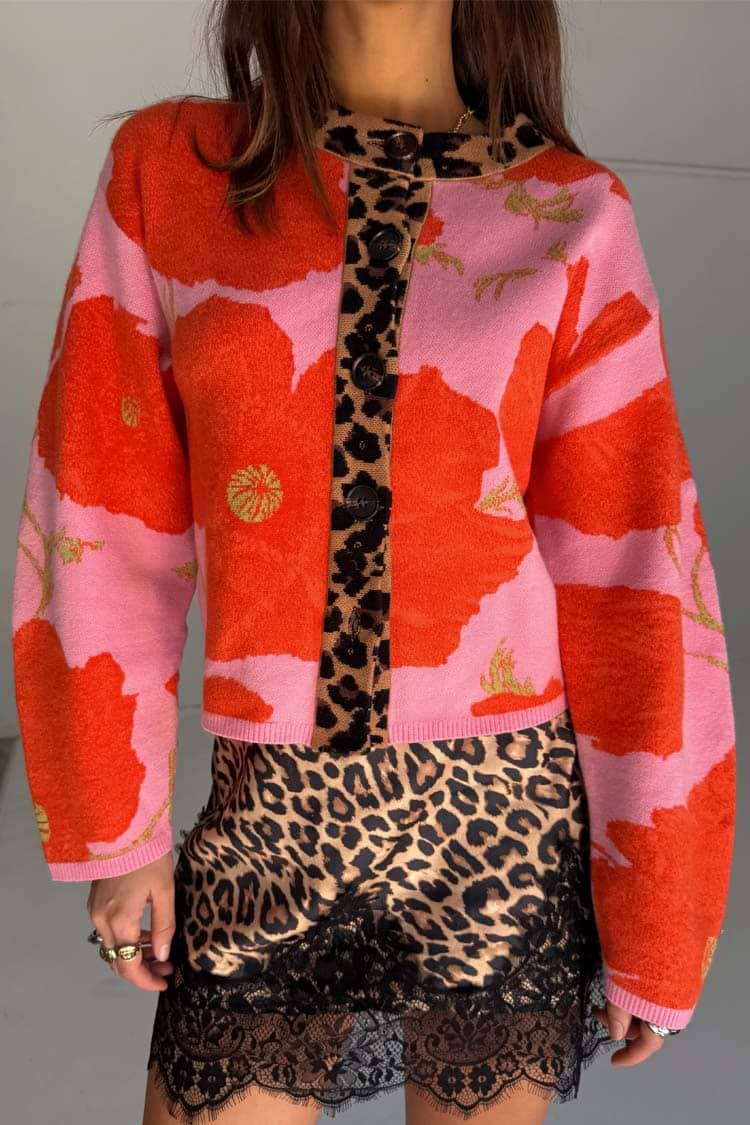 Pink Poppy Cardigan (Pink) - Image 2