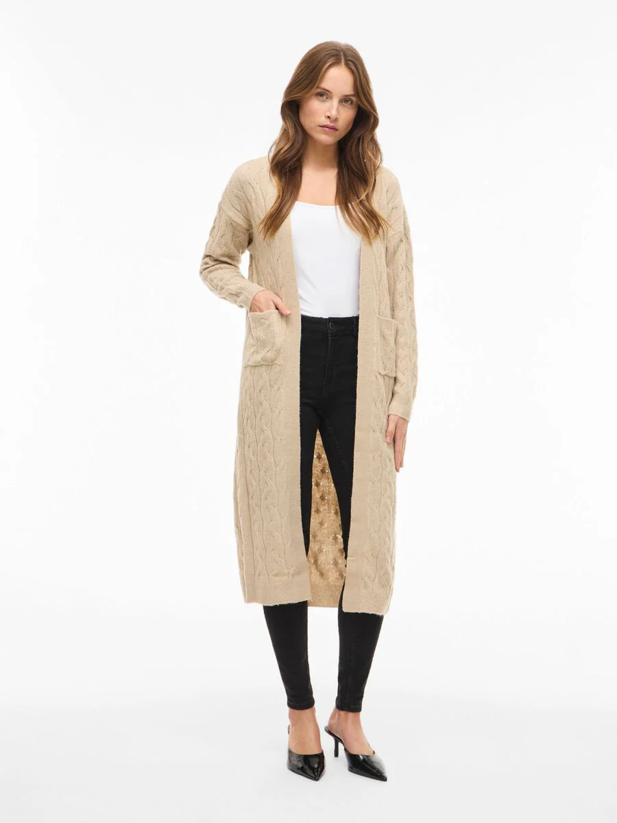 Pippa Knit Cardigan (Feather Grey) - Image 3
