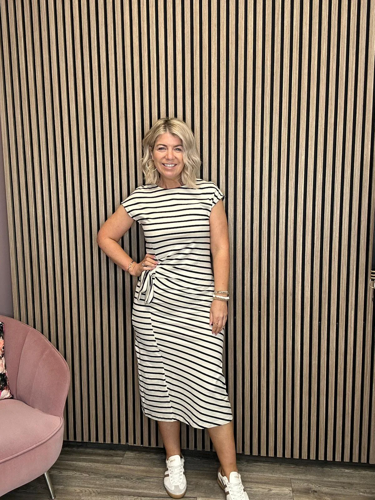 Pippa Midi Dress (Birch) - Image 2