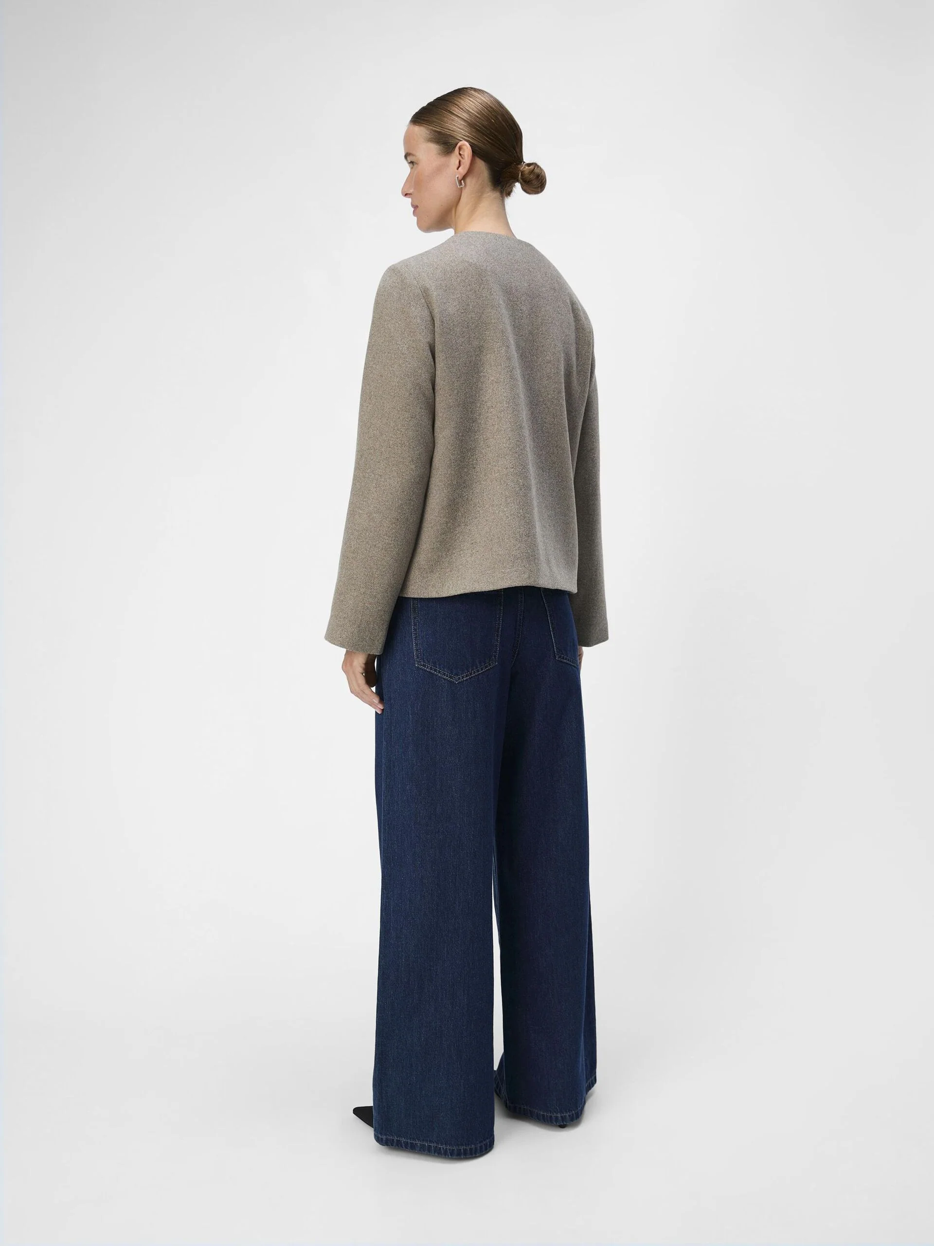 Pisa Wool Jacket (Desert Taupe/Melange) - Image 5