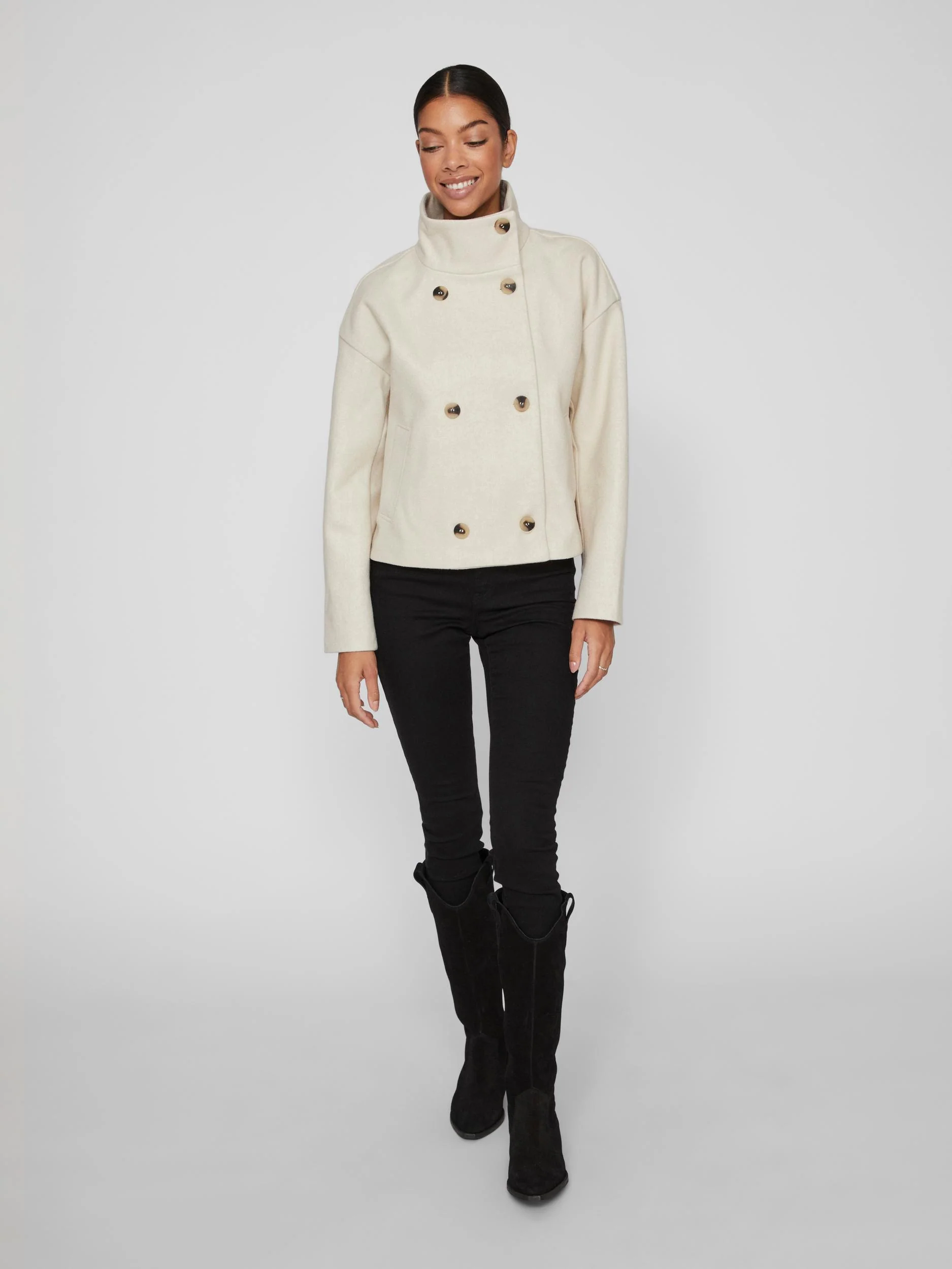 POKA SHORT JACKET (SUPER LIGHT NATURAL) - Image 2