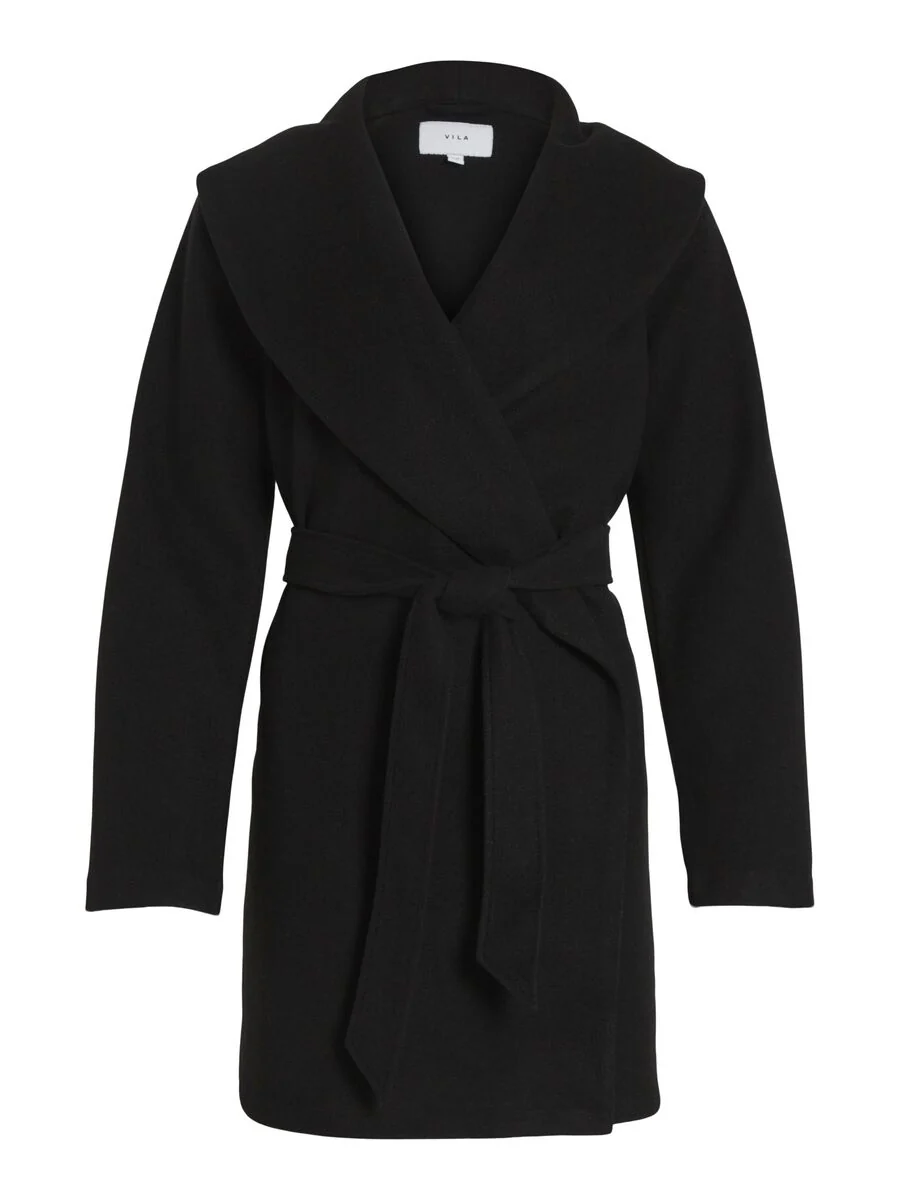 POKO COLLAR COAT (BLACK) - Image 6