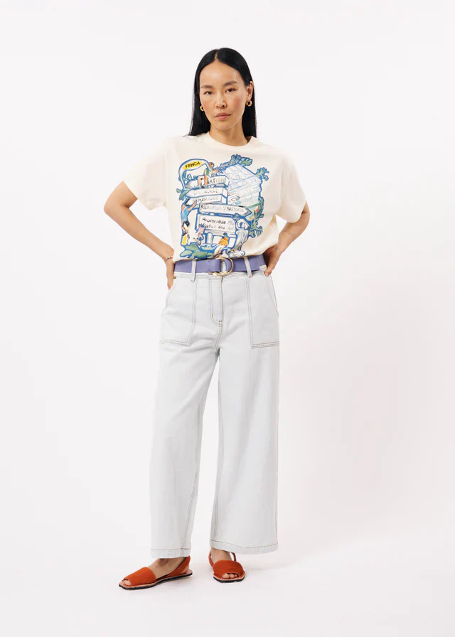 PRUNELLA WIDE LEGS JEAN (LIGHT WASH)
