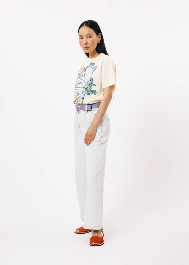 PRUNELLA WIDE LEGS JEAN (LIGHT WASH) - Image 2
