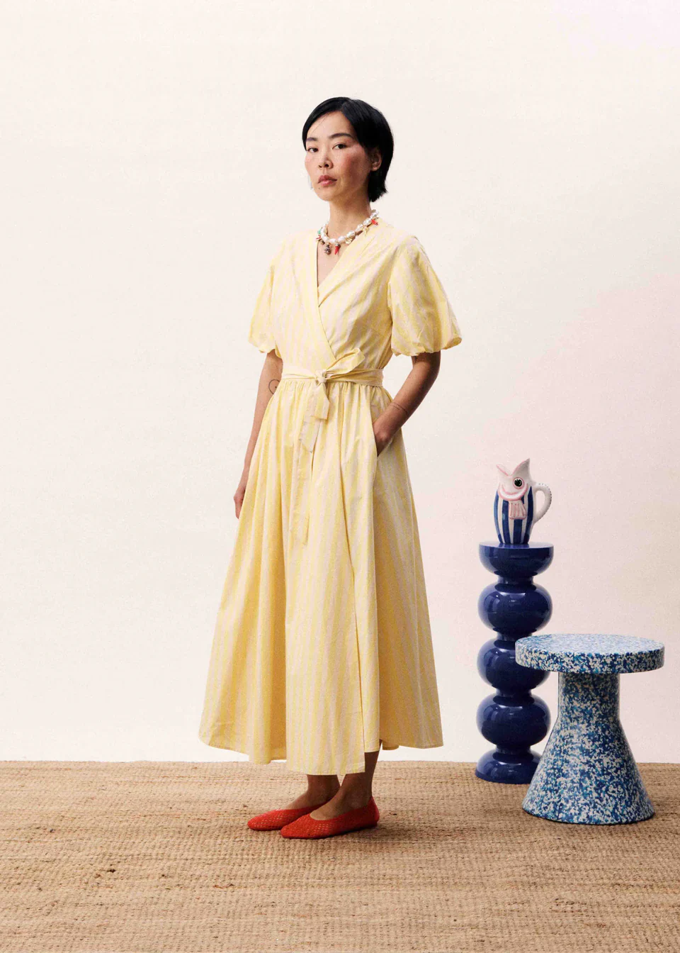 Queen Midi Dress (Yellow) - Image 2