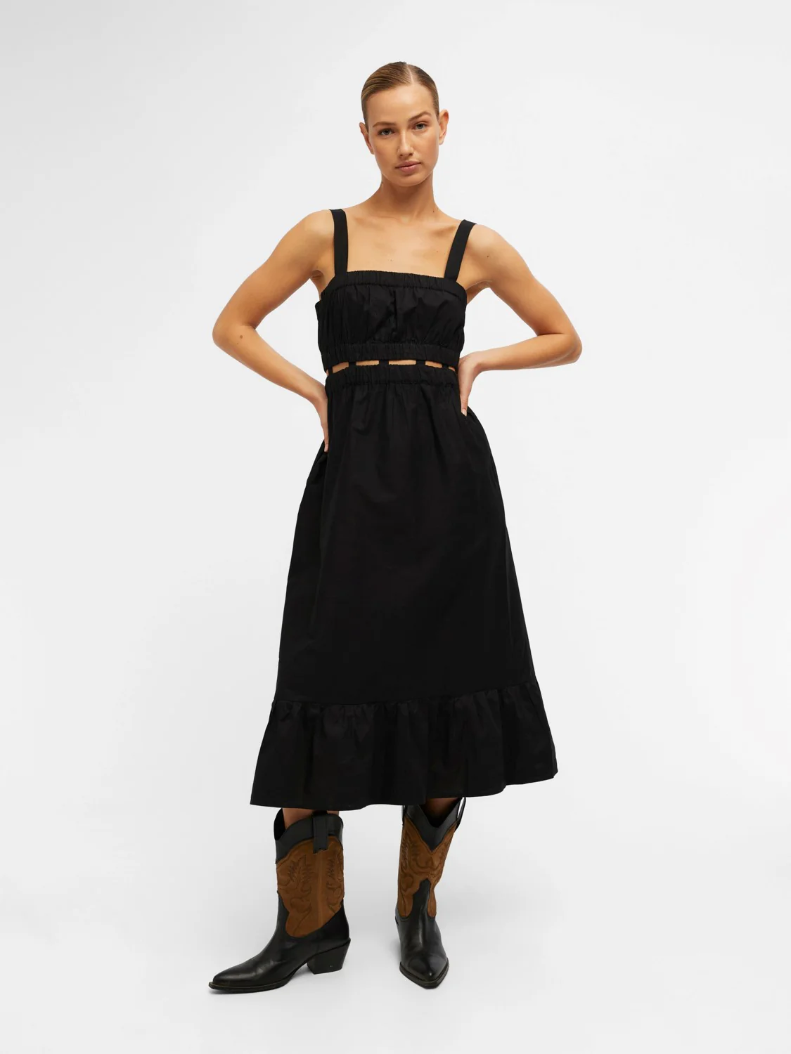 RAMILLA DRESS (BLACK) - Image 3
