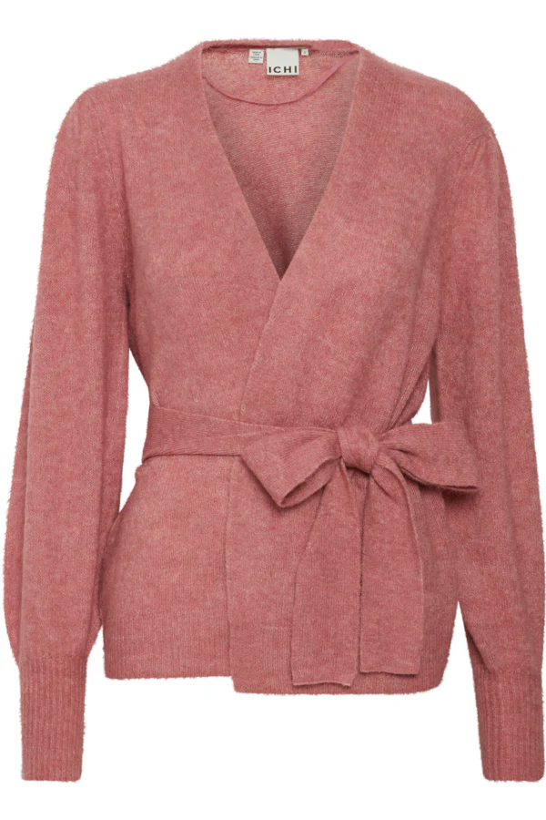 Randa Wrap Cardigan (Heather Rose) - Image 2