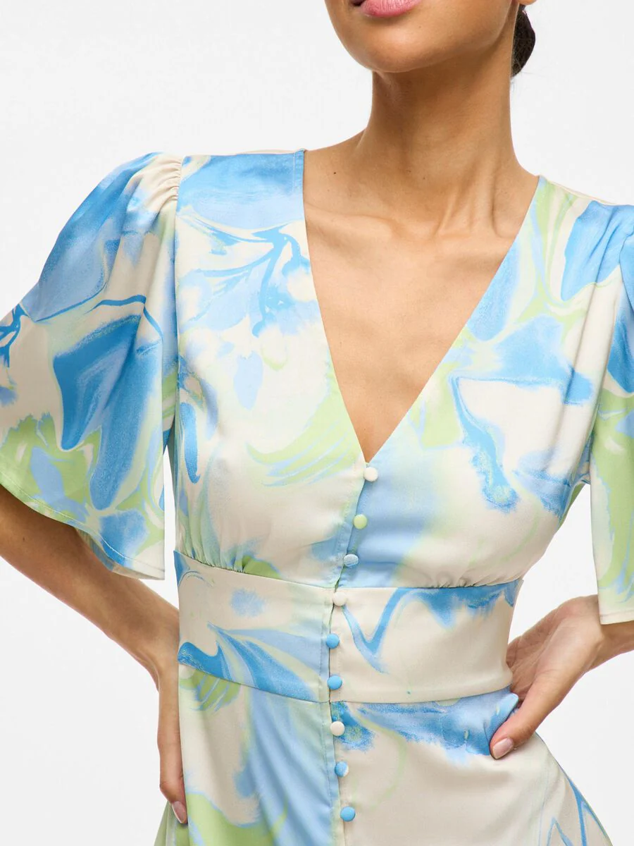 Ravenna V-Neck Ankle Dress (Birch/Kuo) - Image 3