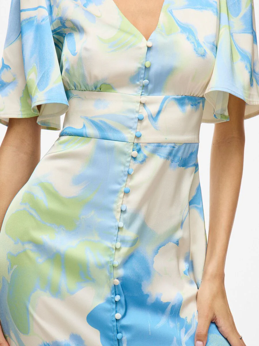 Ravenna V-Neck Ankle Dress (Birch/Kuo) - Image 4