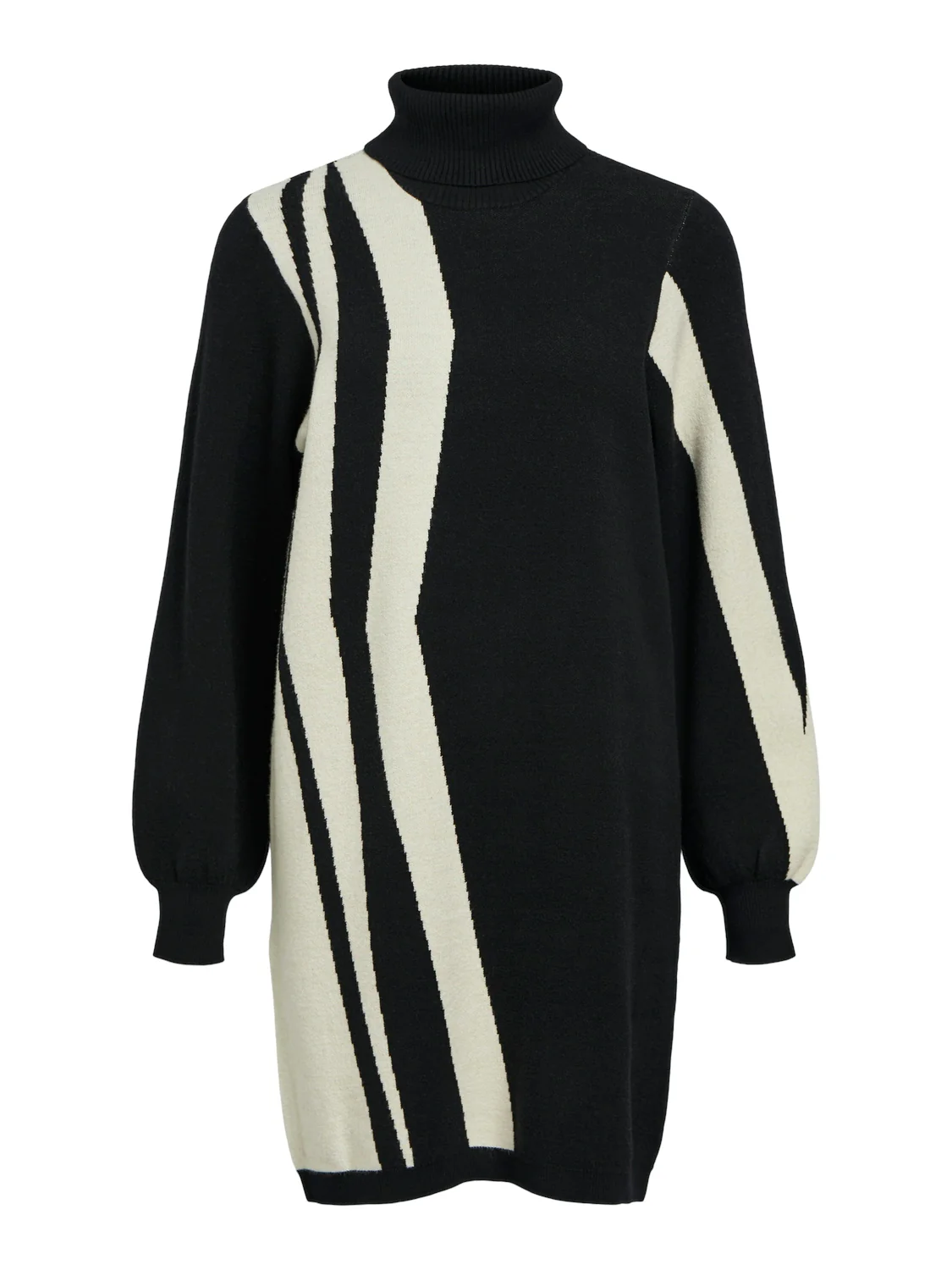 Rayanne Knit Dress (Black/ Sandshell) - Image 2