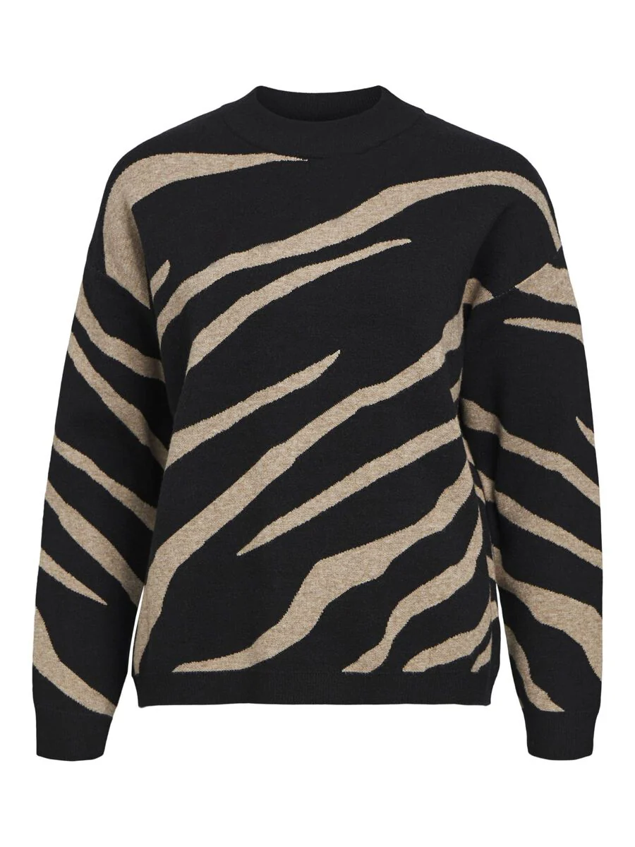Reign Knit Jumper (Black/Desert Taupe) - Image 5