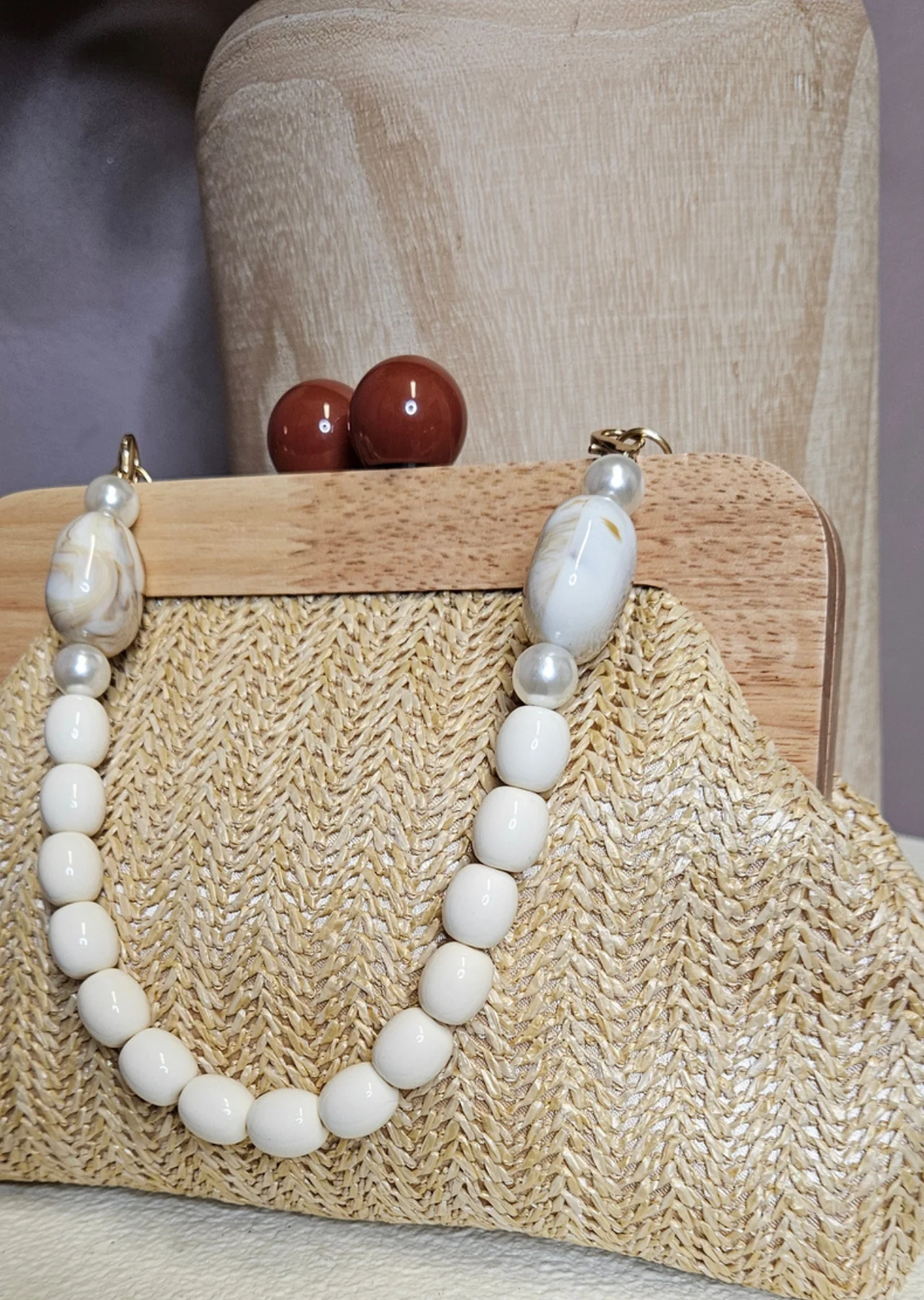 Renee Straw Bag (Natural) - Image 2