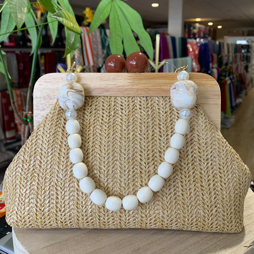 Renee Straw Bag (Natural) - Image 4