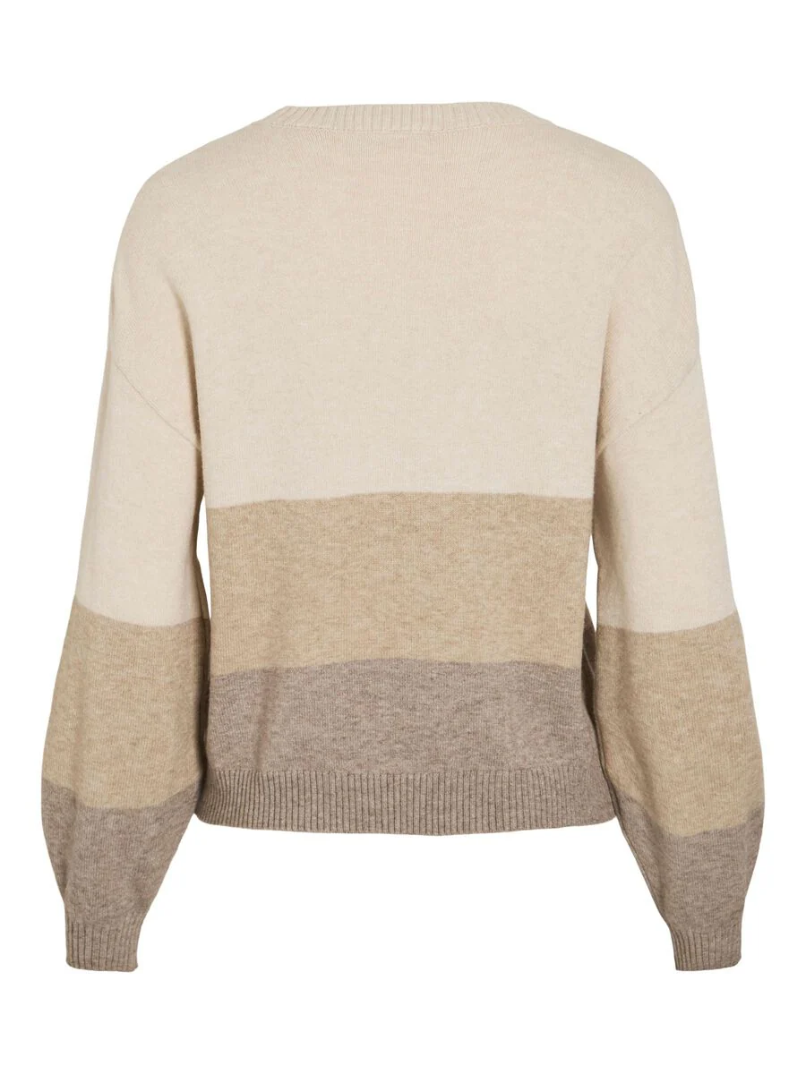 Riana Knit Jumper (Natural Melange/Fungi) - Image 7