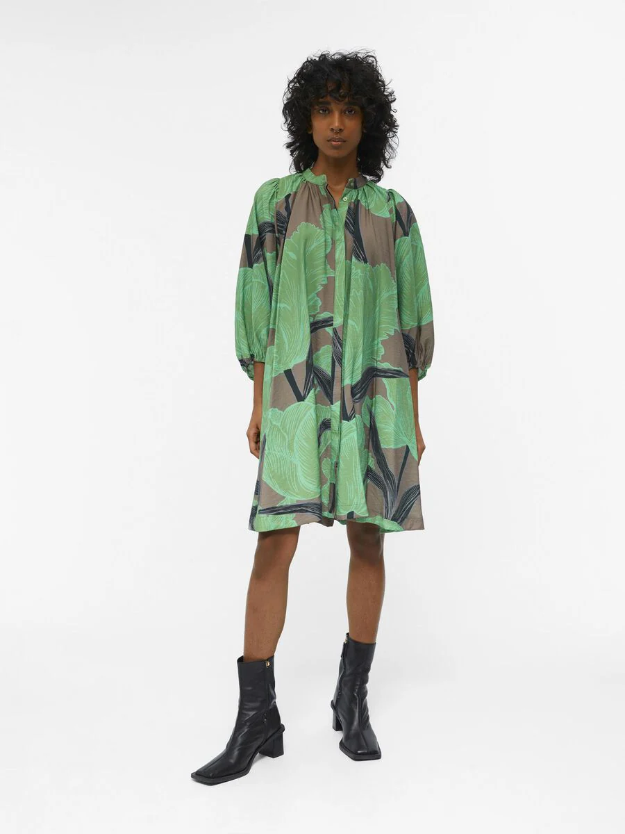 Ribini Dress (Fossil/Fair Green) - Image 2