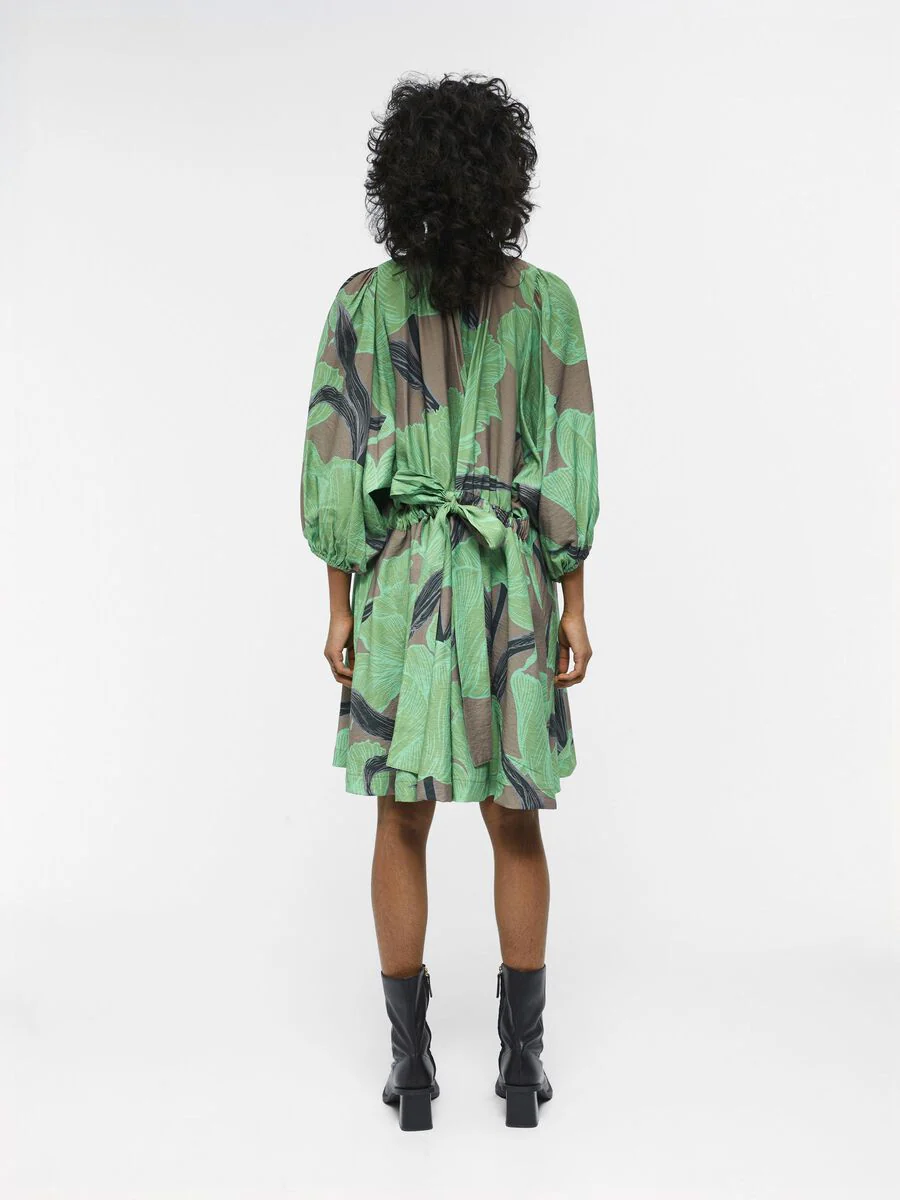 Ribini Dress (Fossil/Fair Green) - Image 3