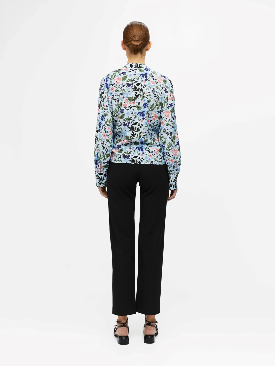 Riga Wrap Top (Serenity Brandied apricot flower) - Image 3