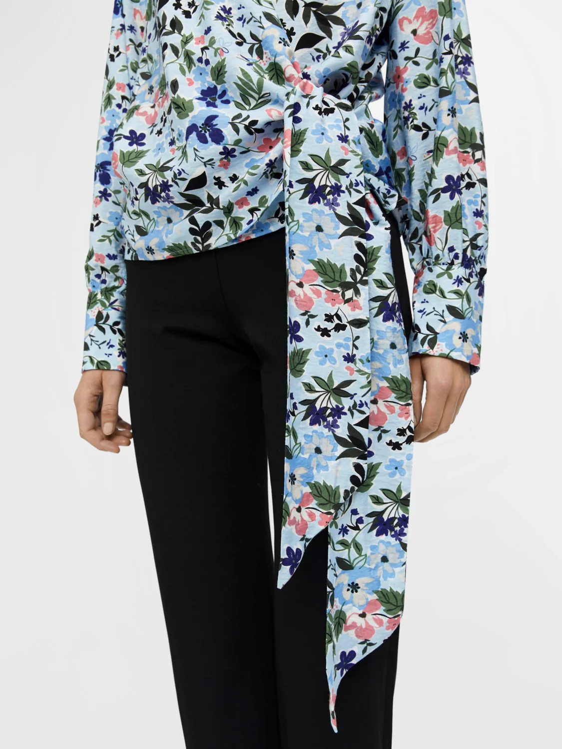 Riga Wrap Top (Serenity Brandied apricot flower) - Image 5