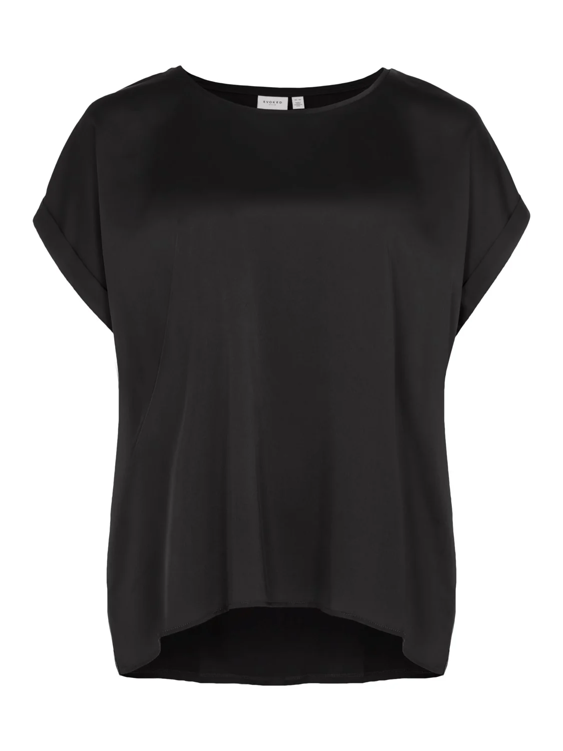 Riley Satin Top (Black) - Image 8