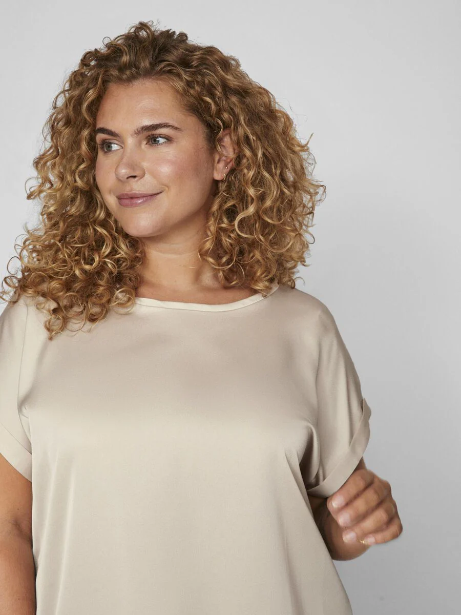 RILEY SATIN TOP (CHAMPAGNE) - Image 3