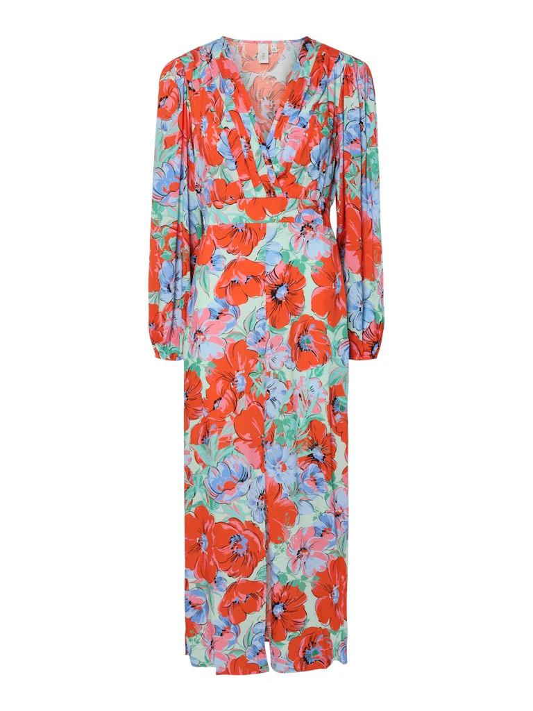 Rima Ankle Dress (Cherry Tomato) - Image 2
