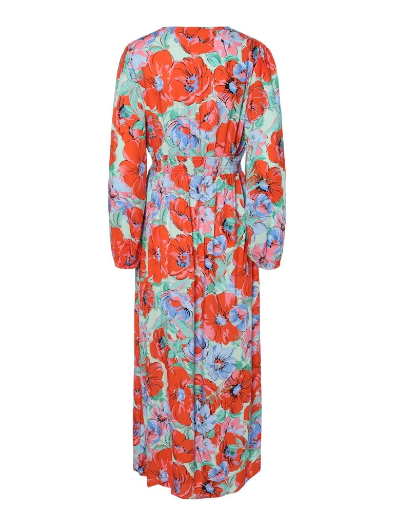 Rima Ankle Dress (Cherry Tomato) - Image 3