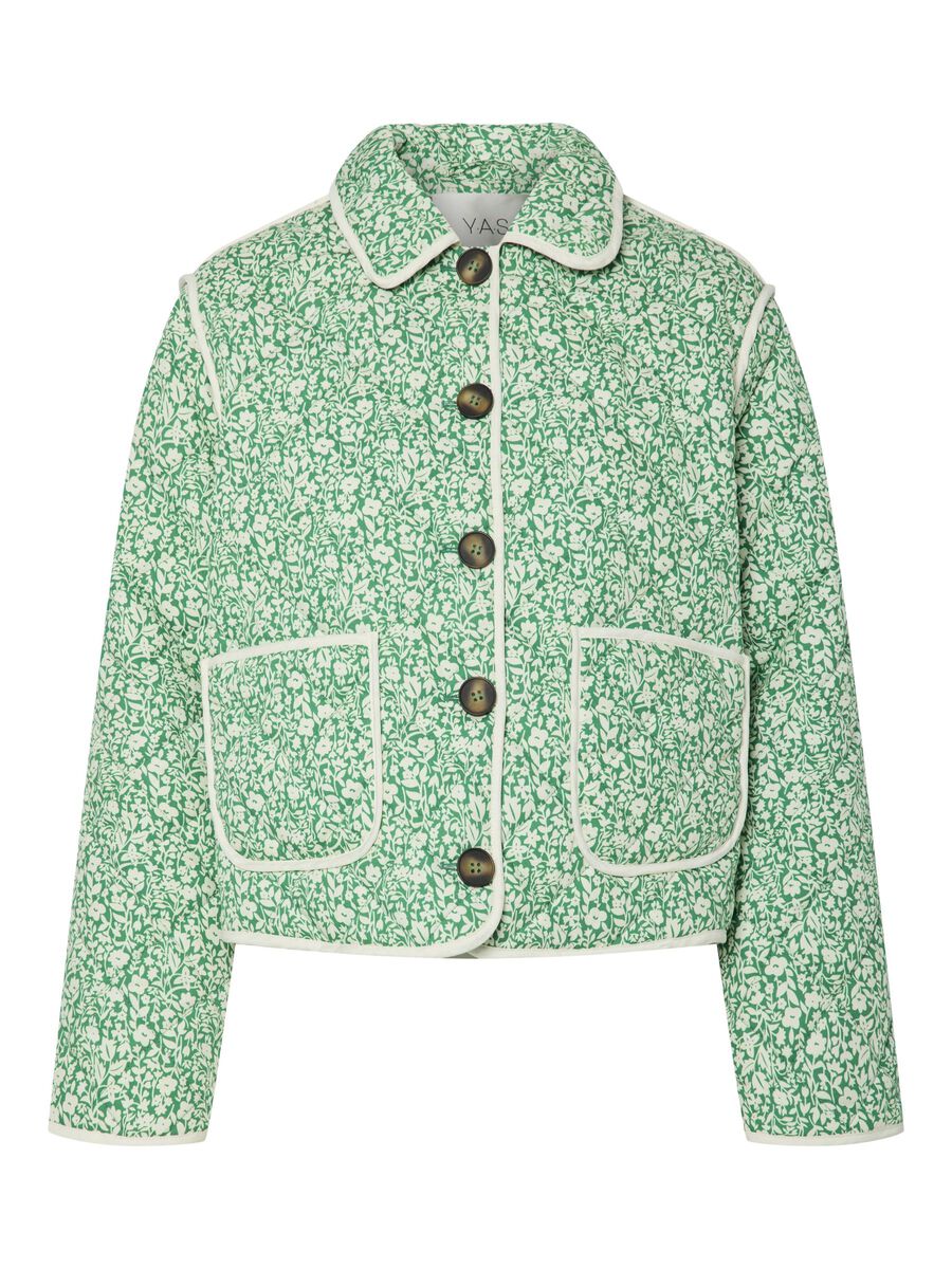 Rinna Quilted Jacket (Bright Green) - Image 5