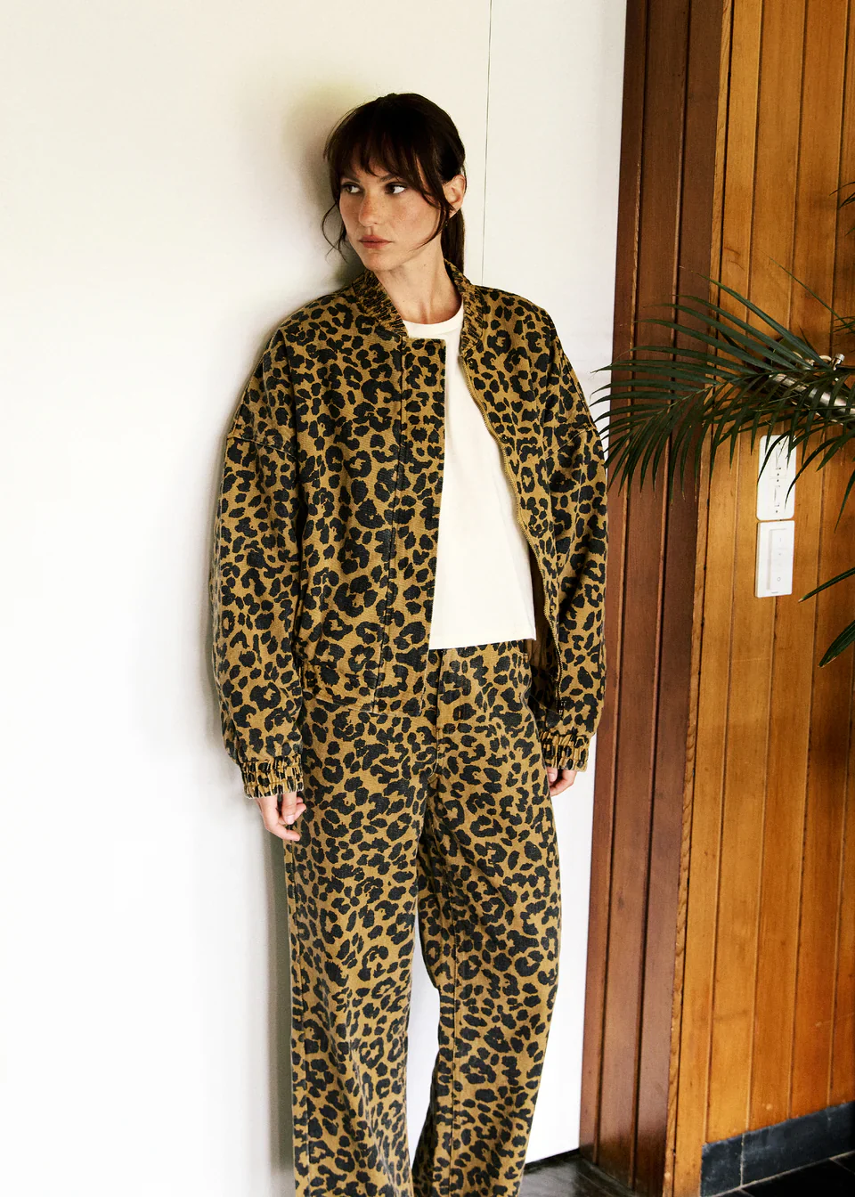 Rita Bomber Jacket (Leopard) - Image 2
