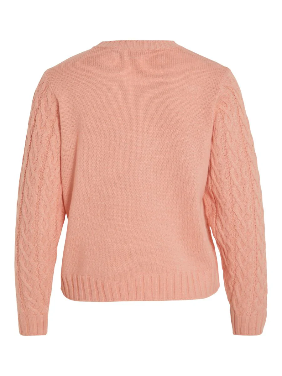 Ritda Cable Knit Jumper (Coral Cloud) - Image 2