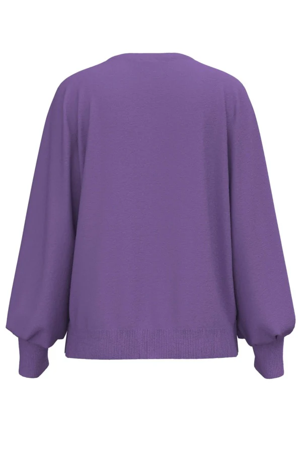 Ronnie Knitted V-Neck Jumper (Chive Blossom) - Image 2