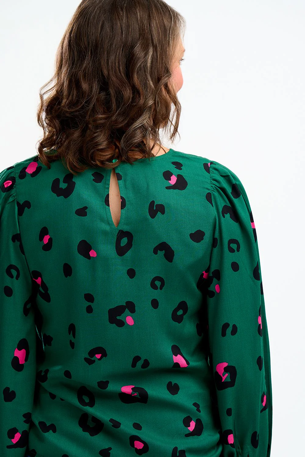 RONNIE PUFF SHOULDER TOP (GREEN) - Image 3