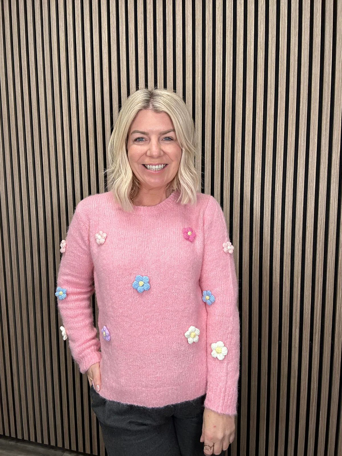 Rosie Knitted Jumper (Pink)