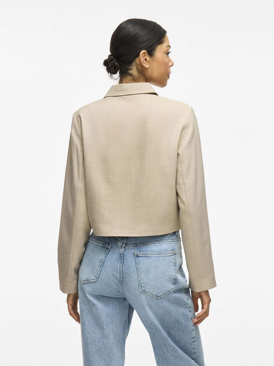Rossa Blazer Jacket (Super Light/Natural Melange) - Image 6