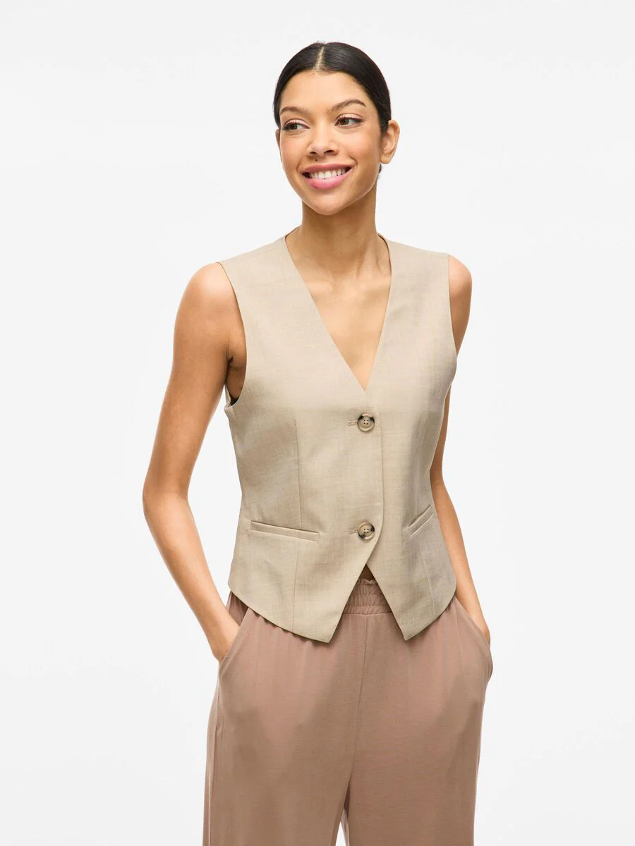 Rossa Waistcoat (Super Light/Natural Melange) - Image 3